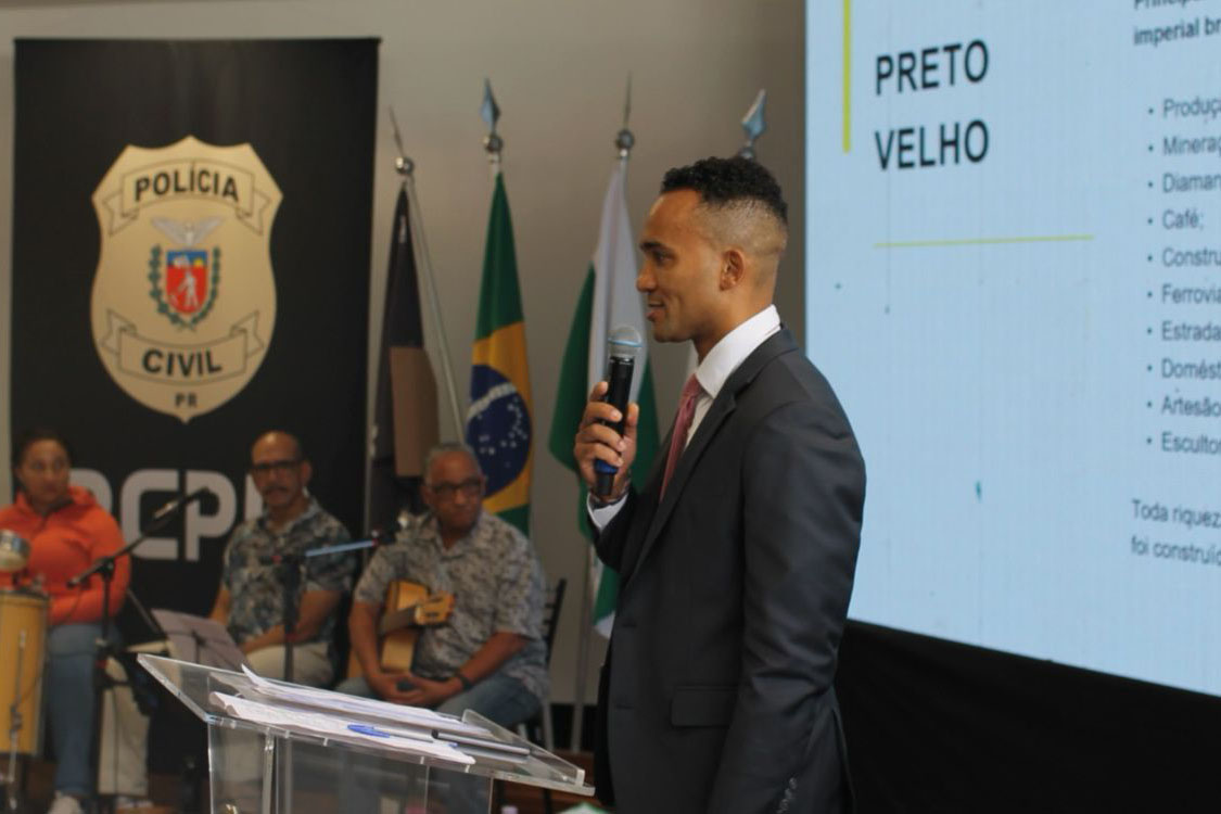 PCPR promove aula inédita sobre letramento racial no curso de formação de novos policiais
Foto: ESPC/PCPR