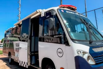 Micro-ônibus da Guarda Civil Municipal