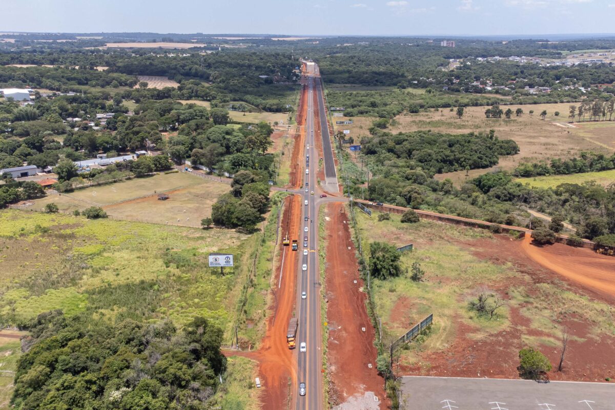 Duplicação da Rodovia das Cataratas chega a 42,4% com serviços em todo o trecho 17 avenida cataratas foz foto rdziura 0070 0
