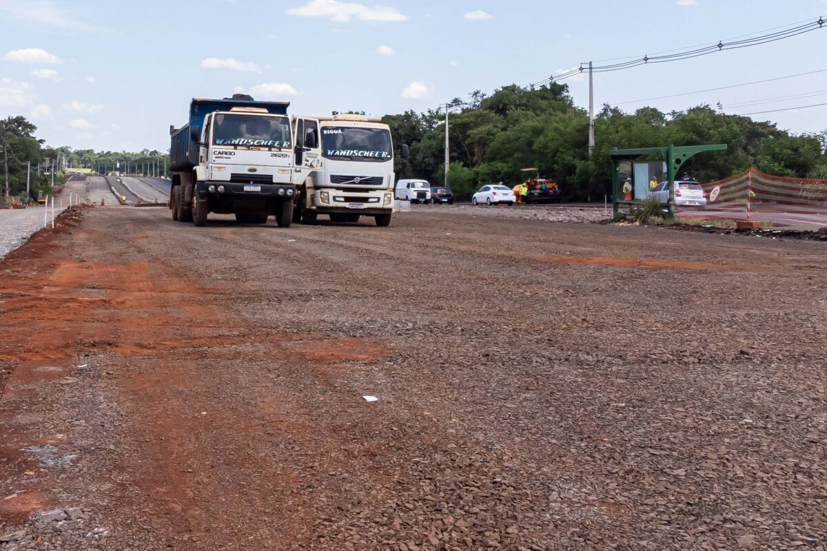Duplicação da Rodovia das Cataratas chega a 42,4% com serviços em todo o trecho 2 avenida cataratas foz foto rdziura 0124 0