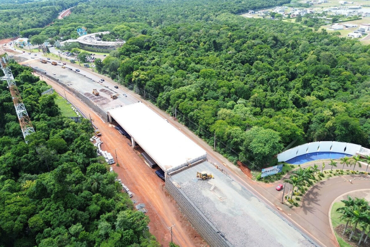 Duplicação da Rodovia das Cataratas chega a 42,4% com serviços em todo o trecho 16 br 469 duplicacao 1