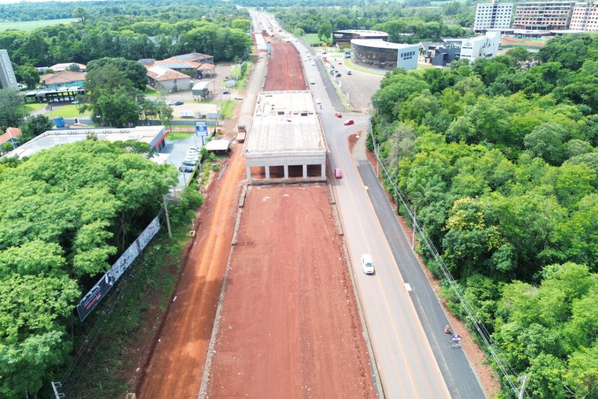 Duplicação da Rodovia das Cataratas chega a 42,4% com serviços em todo o trecho 12 br 469 duplicacao 4
