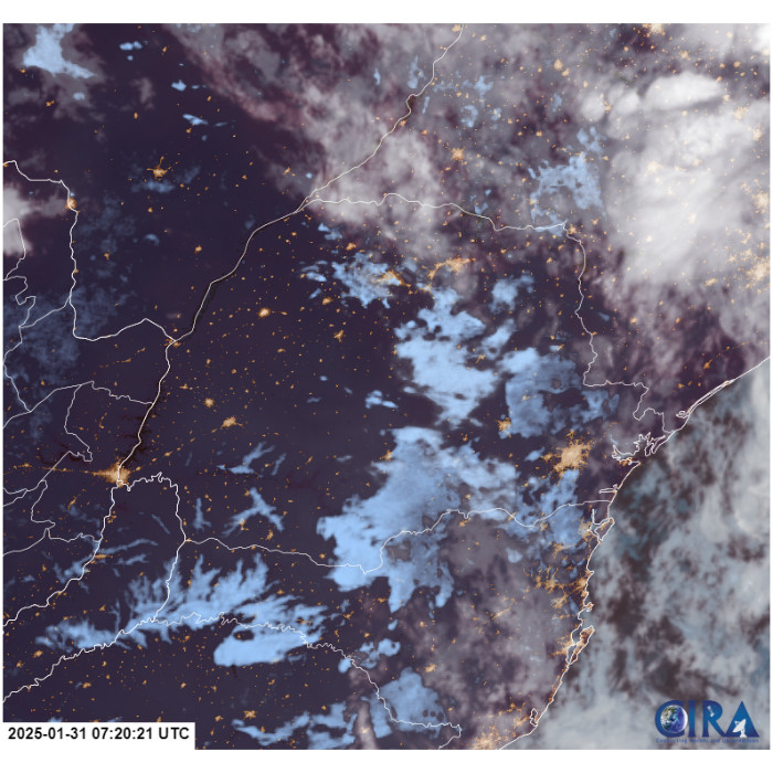 Paraná tem previsão de chuva e trovoadas