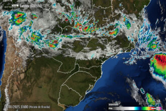 Paraná tem previsão de pancadas de chuva com trovoadas