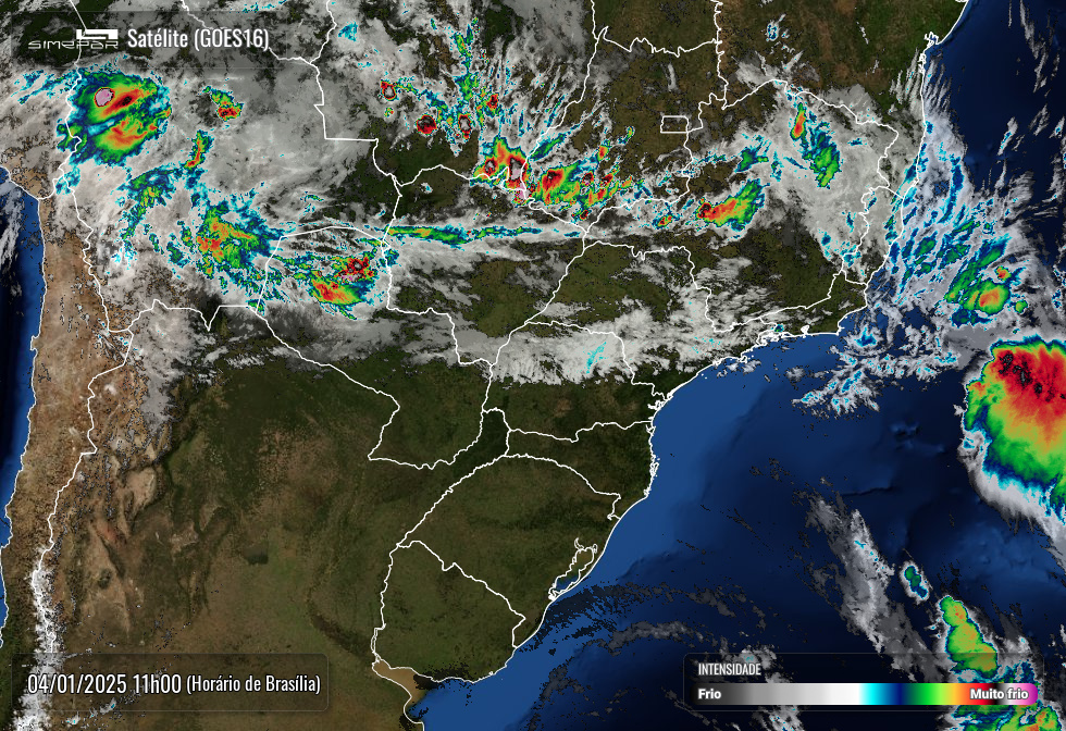 Paraná tem previsão de pancadas de chuva com trovoadas