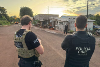 75 mandados: megaoperação da Polícia Civil combate o tráfico na Região Oeste Foto: PCPR