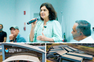 Ministra da Saúde, Nísia Trindade e Hospital da Criança de Maringá