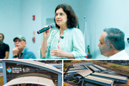 Ministra da Saúde, Nísia Trindade e Hospital da Criança de Maringá