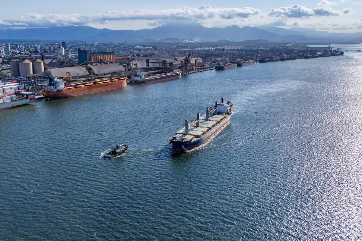 Porto de Paranaguá é o maior canal de exportação de óleo vegetal e frango congelado do Brasil