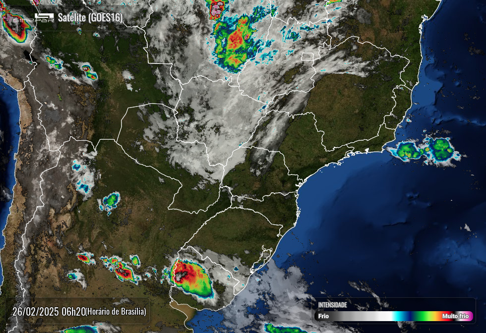 Mapa do Simepar