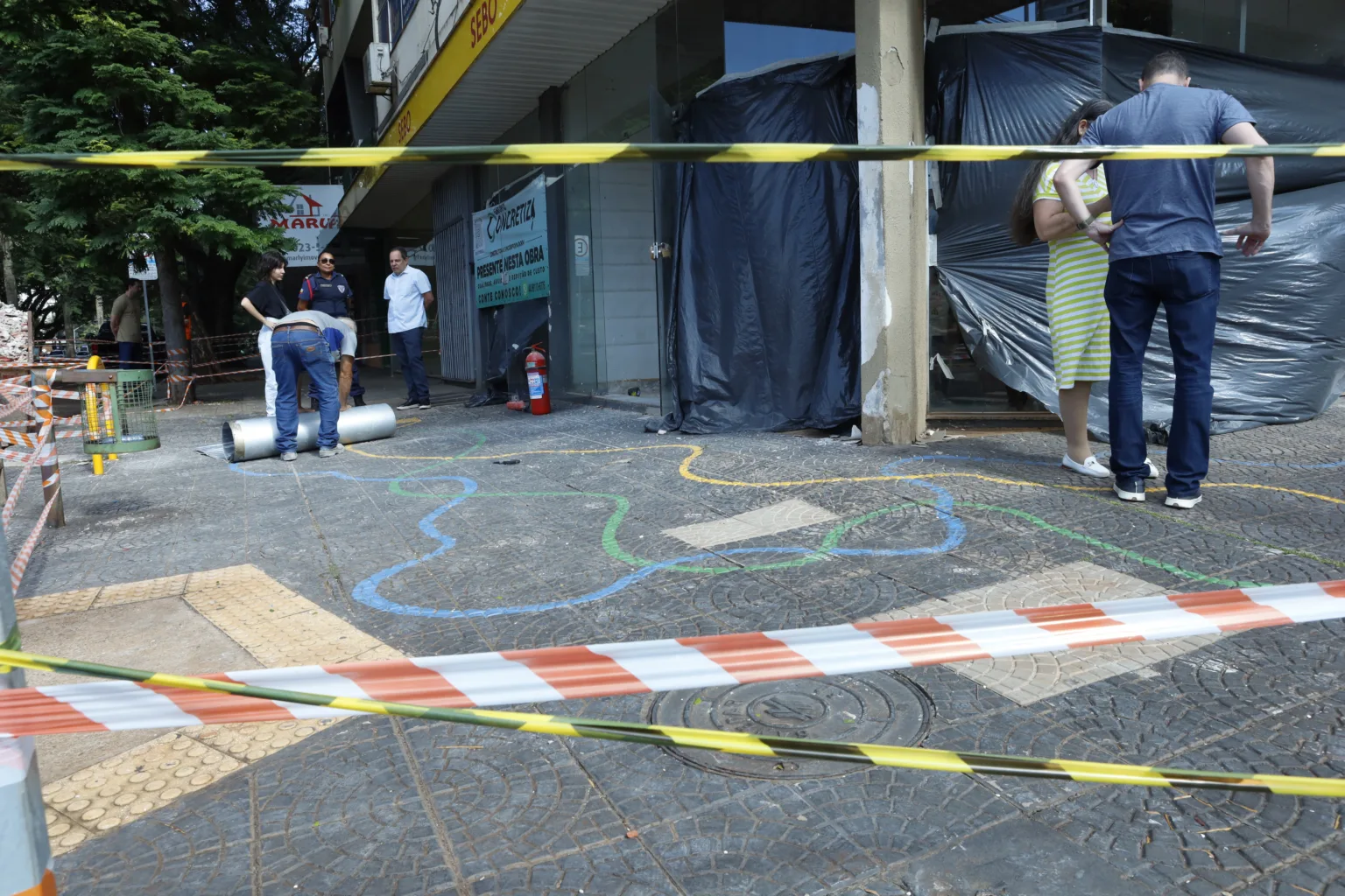 Vistoria técnica de empresa especializada no Edifício Maria Tereza