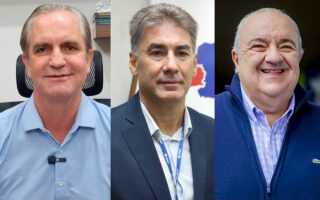 Ulisses Maia, Leonaldo Paranhos e Rafael Greca