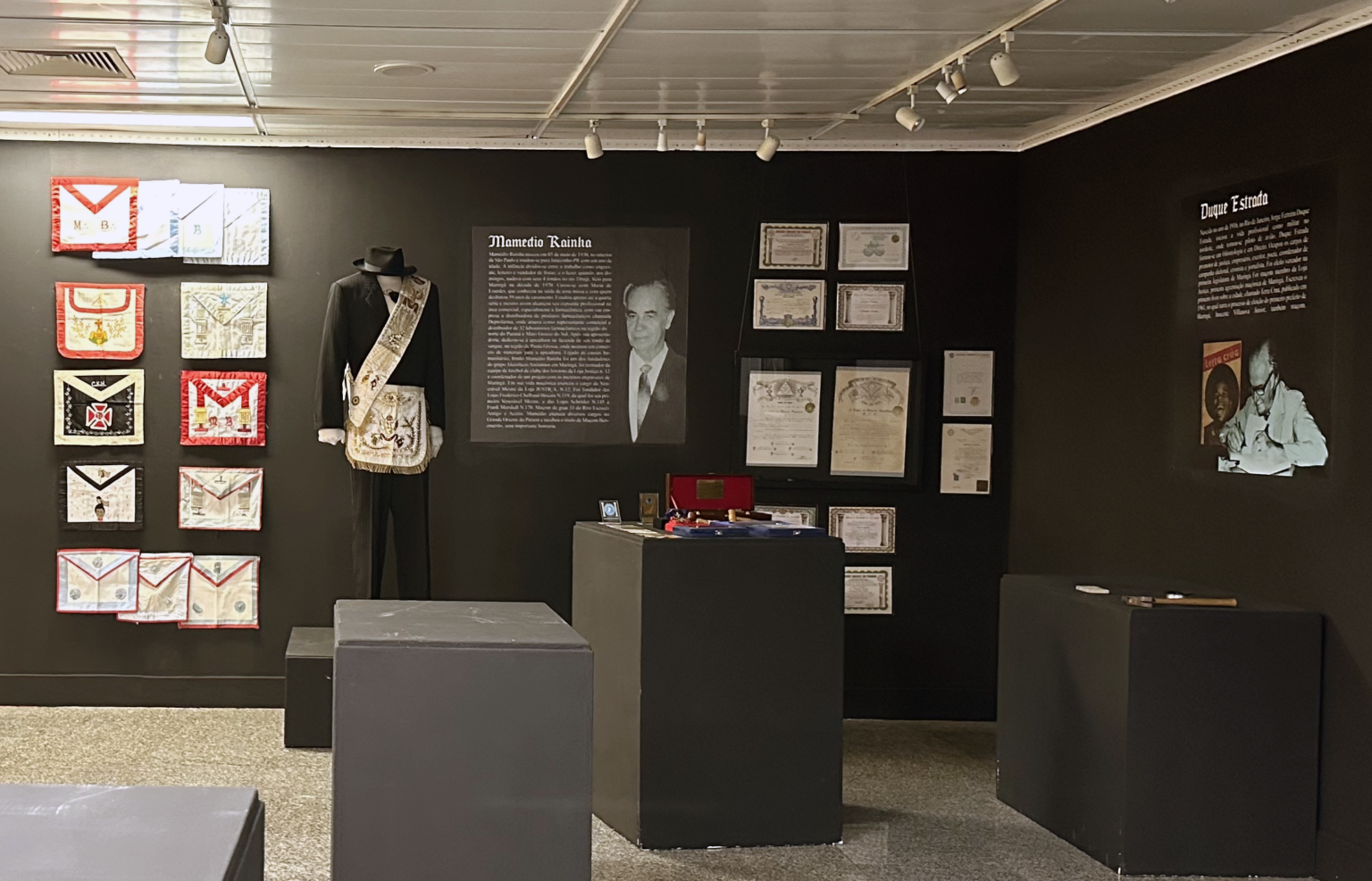 Exposição retrata a história da maçonaria em Maringá