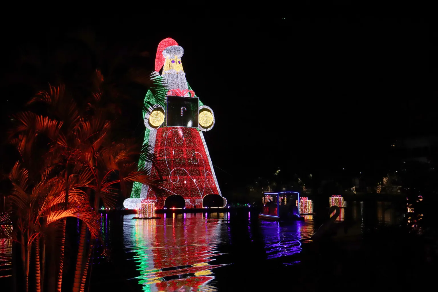 papai noel gigante no guinness book evento lago igapo emerson dias ncom 58