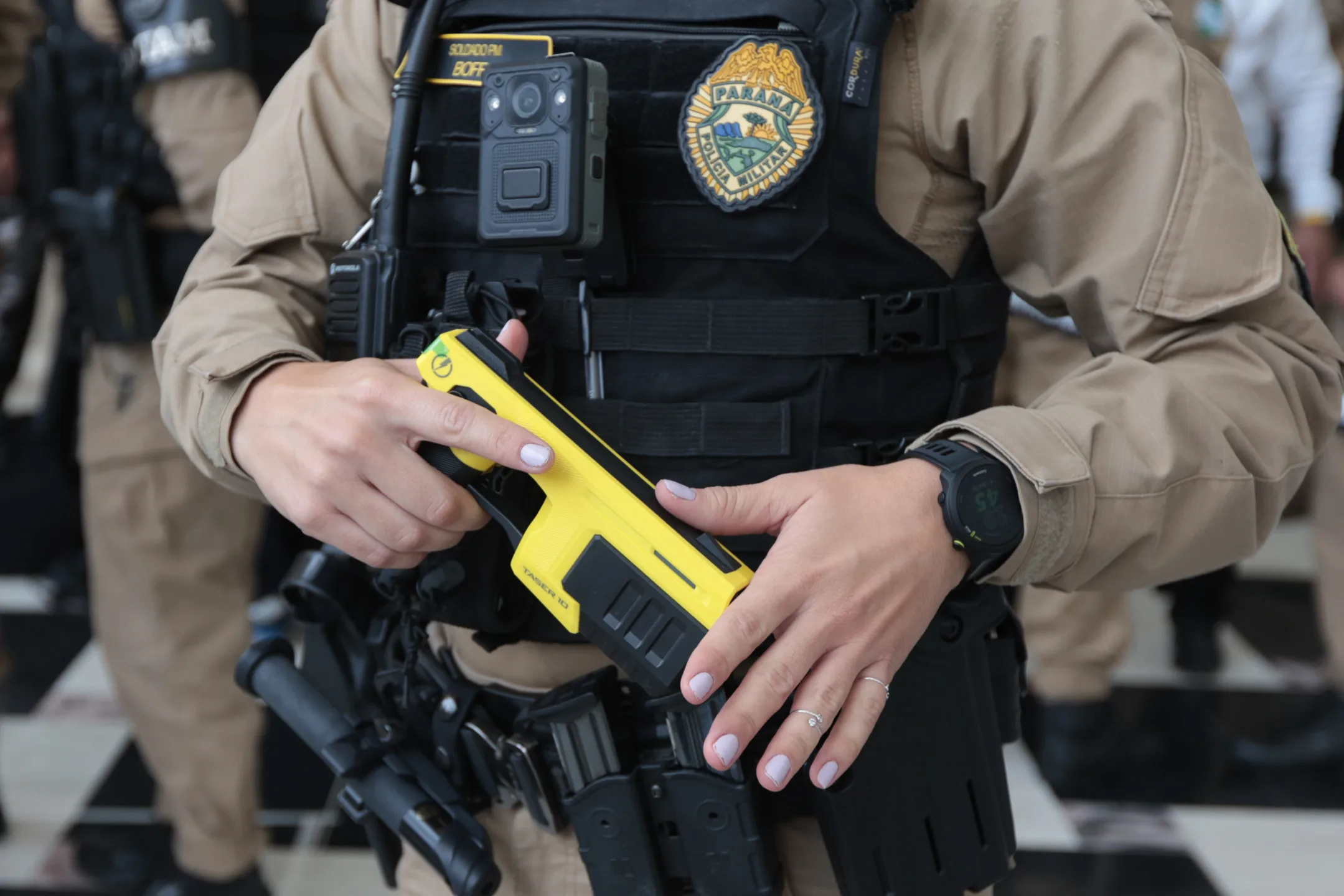 Segurança Pública: Governo entrega 1,4 mil armas não letais 'Taser 10' e câmeras com IA de última geração inéditas no Brasil às polícias 3 20250523 agb teaser 4