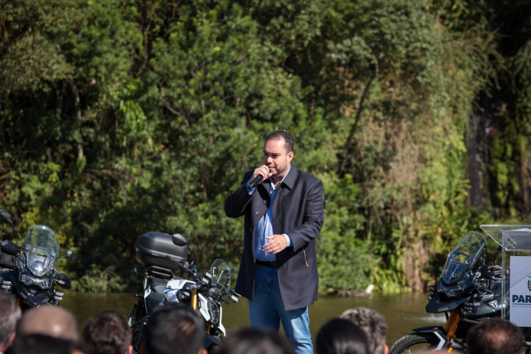 Governador entrega 209 motos e 222 viaturas novas para a Polícia Militar; investimento de R$ 63 milhões 17 20250617 agb veiculos pm 15