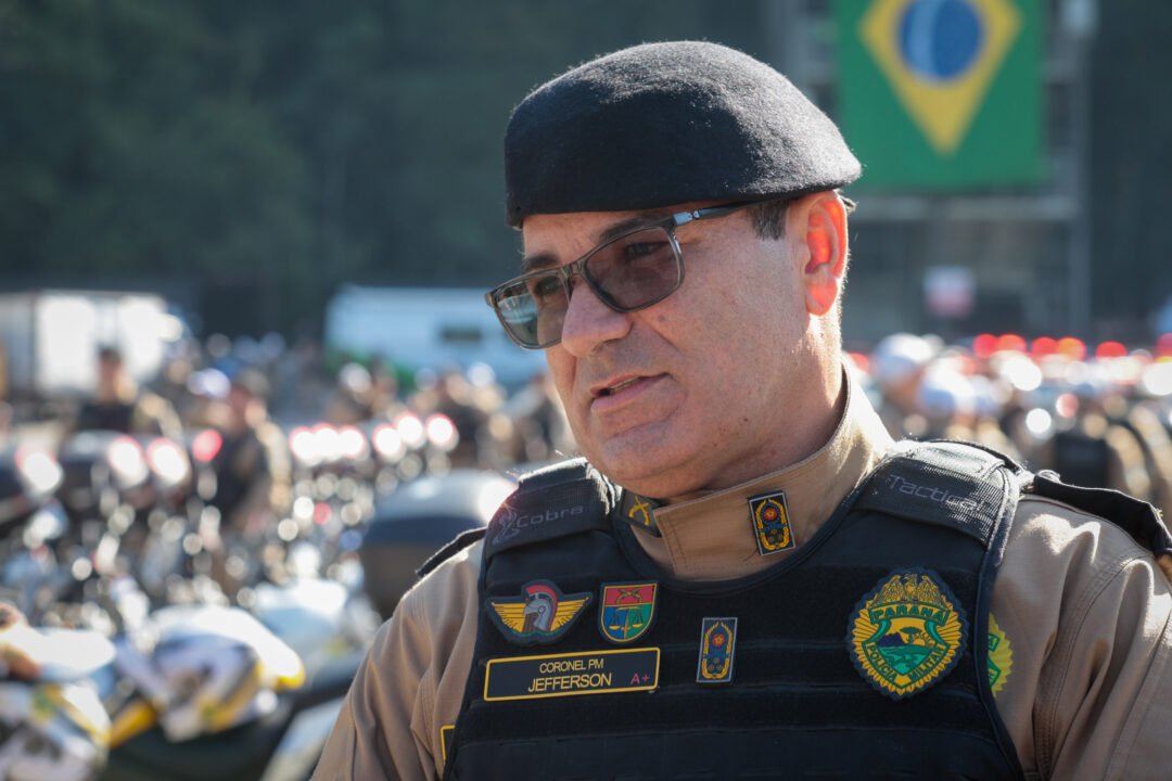 Governador entrega 209 motos e 222 viaturas novas para a Polícia Militar; investimento de R$ 63 milhões 16 20250617 agb veiculos pm 9