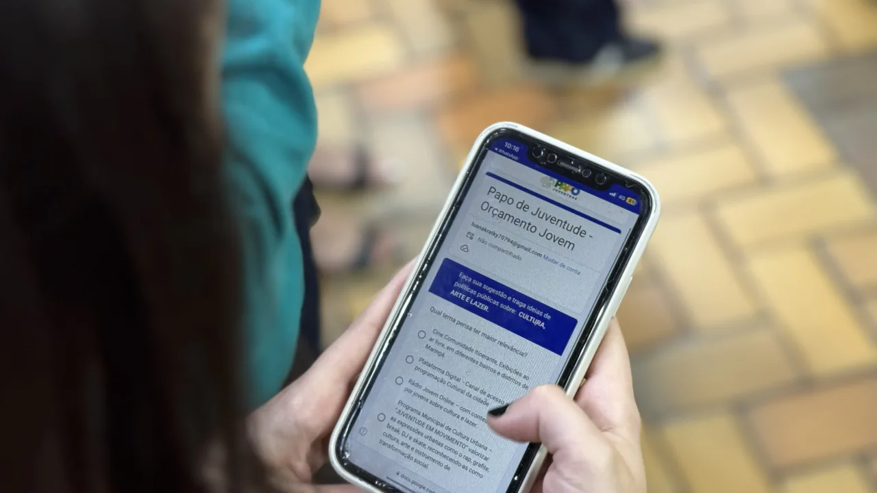 Por meio do formulário online, pessoas com idade entre 14 e 29 anos podem apresentar sugestões para a aplicação de recursos públicos (Crédito: Rafael Macri/PMM)