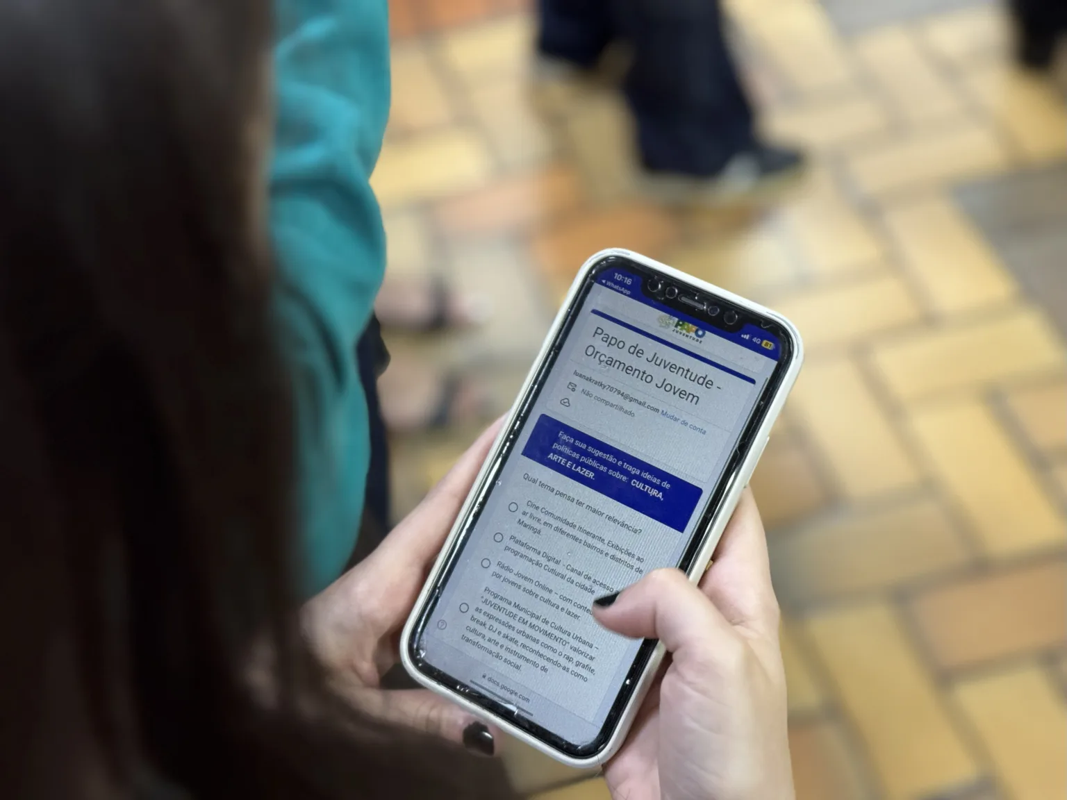 Por meio do formulário online, pessoas com idade entre 14 e 29 anos podem apresentar sugestões para a aplicação de recursos públicos (Crédito: Rafael Macri/PMM)