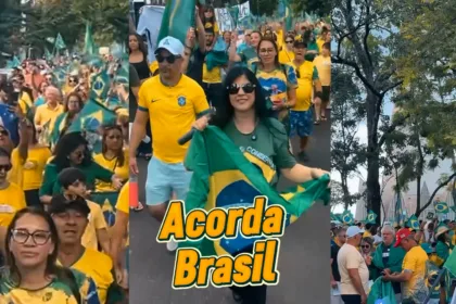 Caminhada pela Liberdade e Justiça em apoio ao movimento de Nikolas Ferreira