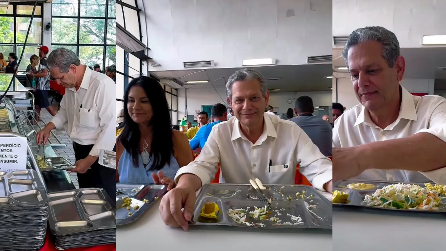 Prefeito Silvio Barros almoça no Restaurante Popular