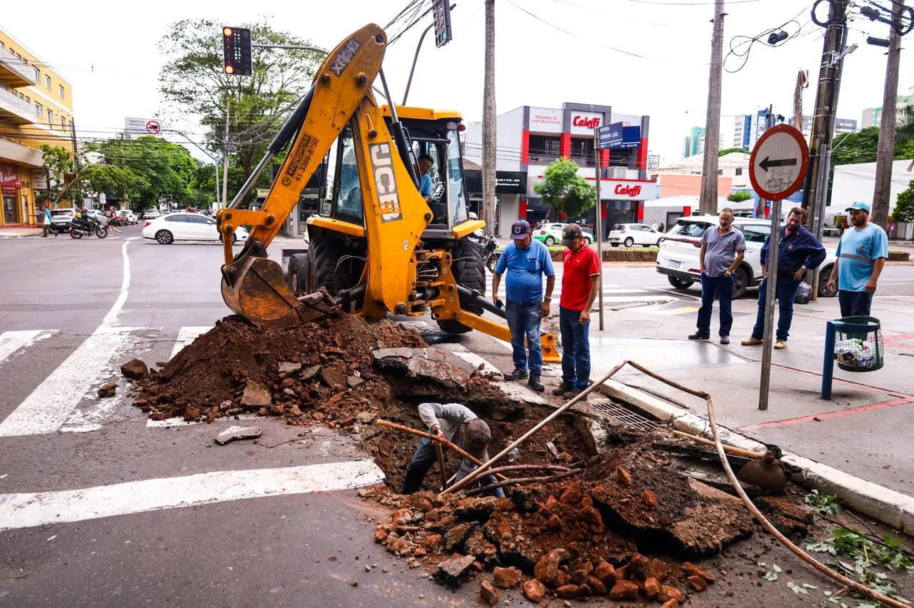 Recuperação de galeria pluvial