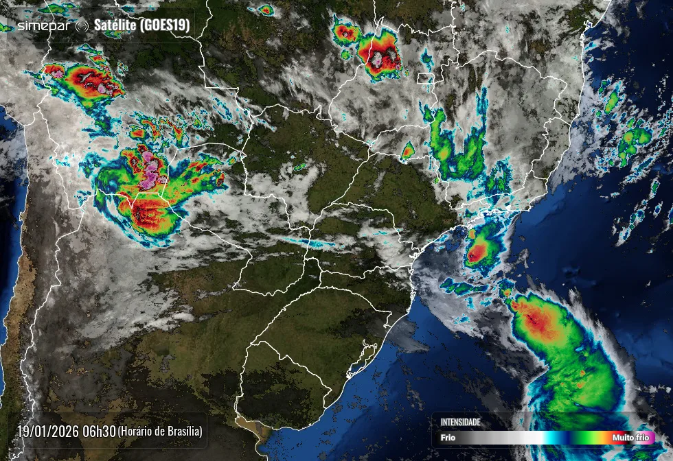 Massa de ar seco avança sobre o Paraná e instabilidade perde força nesta segunda-feira (19)