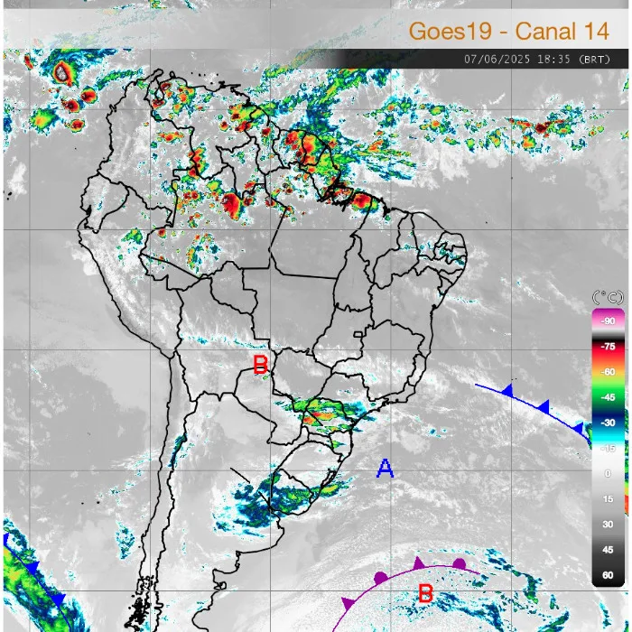 Previsão do Tempo SIMEPAR: Domingo com Instabilidade e Chuva no Paraná 2 89198