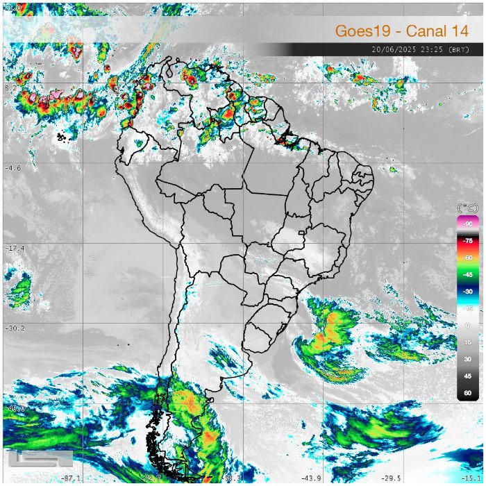 Sábado com queda de temperatura e chance de temporais, domingo com chuvas intensas, confira 2 89654
