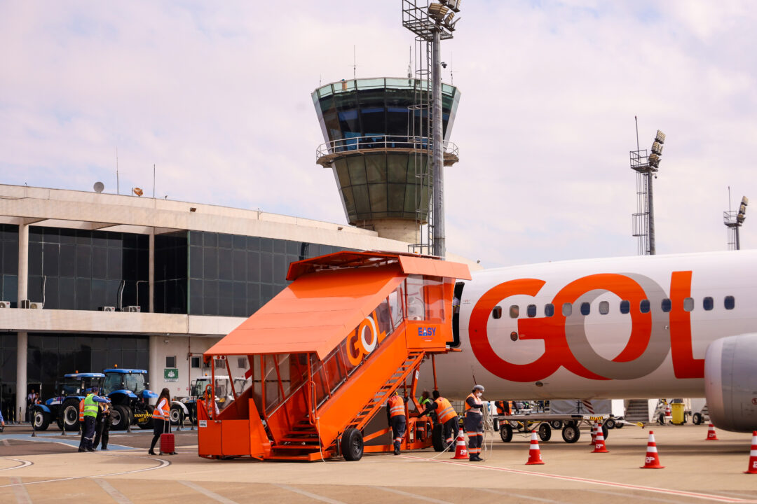 Aeroporto de Maringá adota práticas ESG e conquista Selo Ouro com projetos alinhados a metas globais da ONU 4 Aeroporto de Maringa Aviao da Gol - Saiba Já News