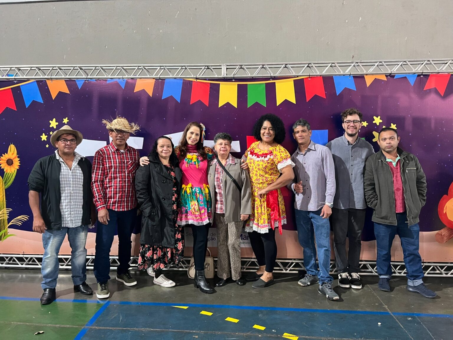 Os estudantes dançaram quadrilha, participaram das brincadeiras tradicionais e se divertiram com música ao vivo (Credito: Divulgação / PMM)