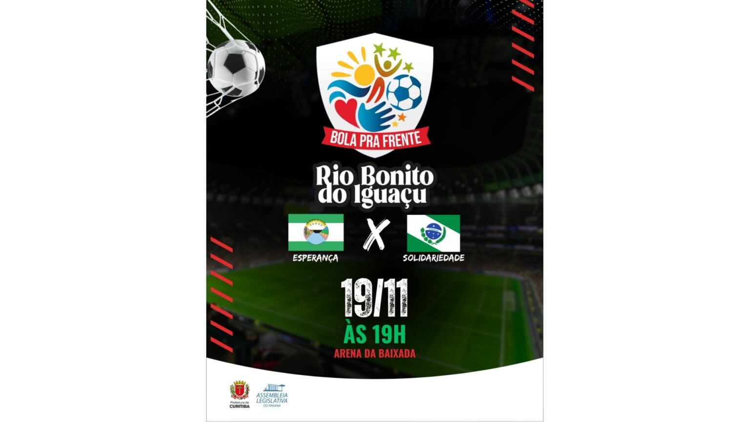 Assembleia Legislativa promove jogo solidario em prol de Rio Bonito do Iguacu