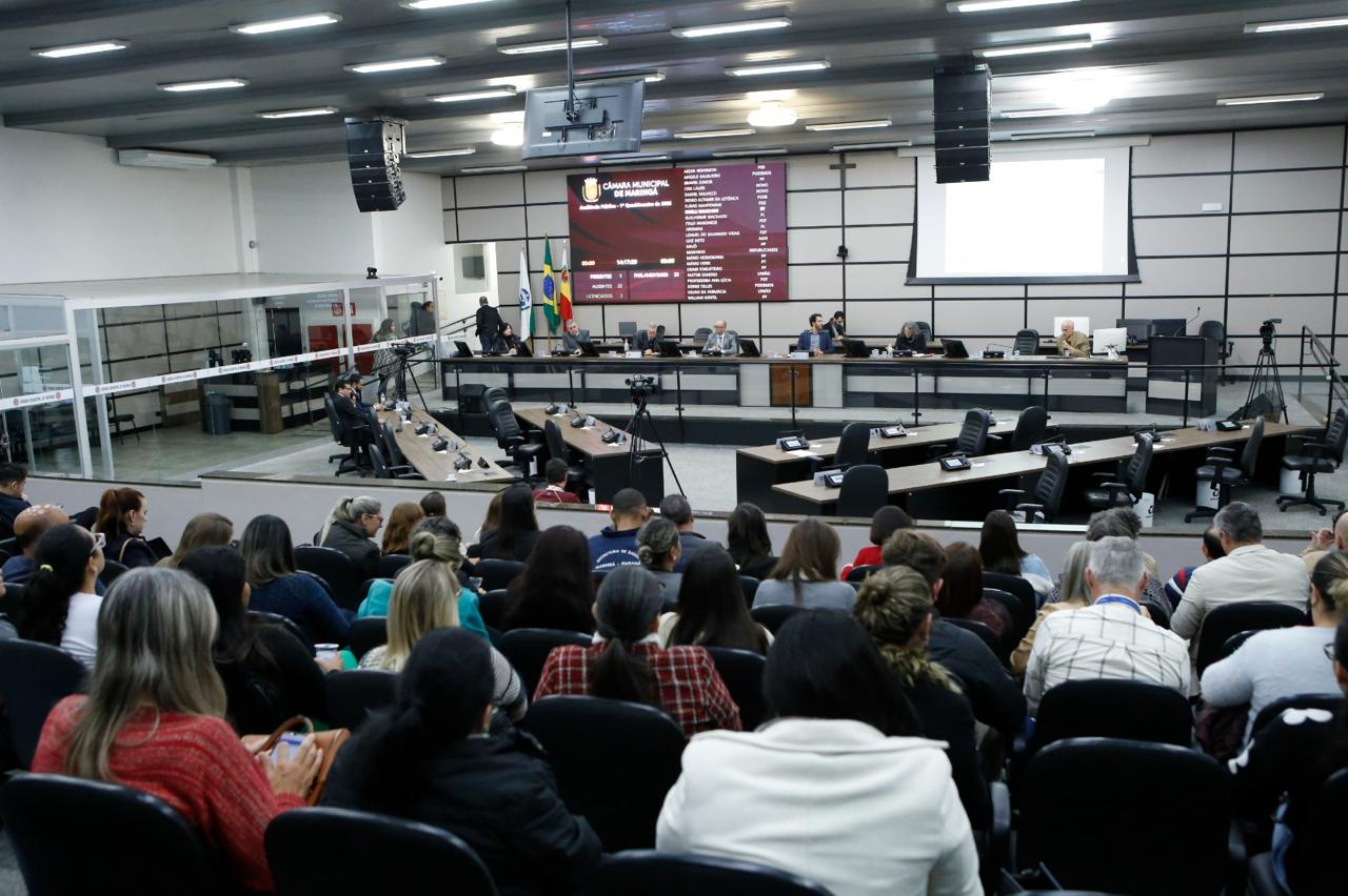 Secretaria de Saúde divulga relatório do 1º quadrimestre de 2025 em audiência pública 2 Equipe da Secretaria de Saúde participou da audiência pública