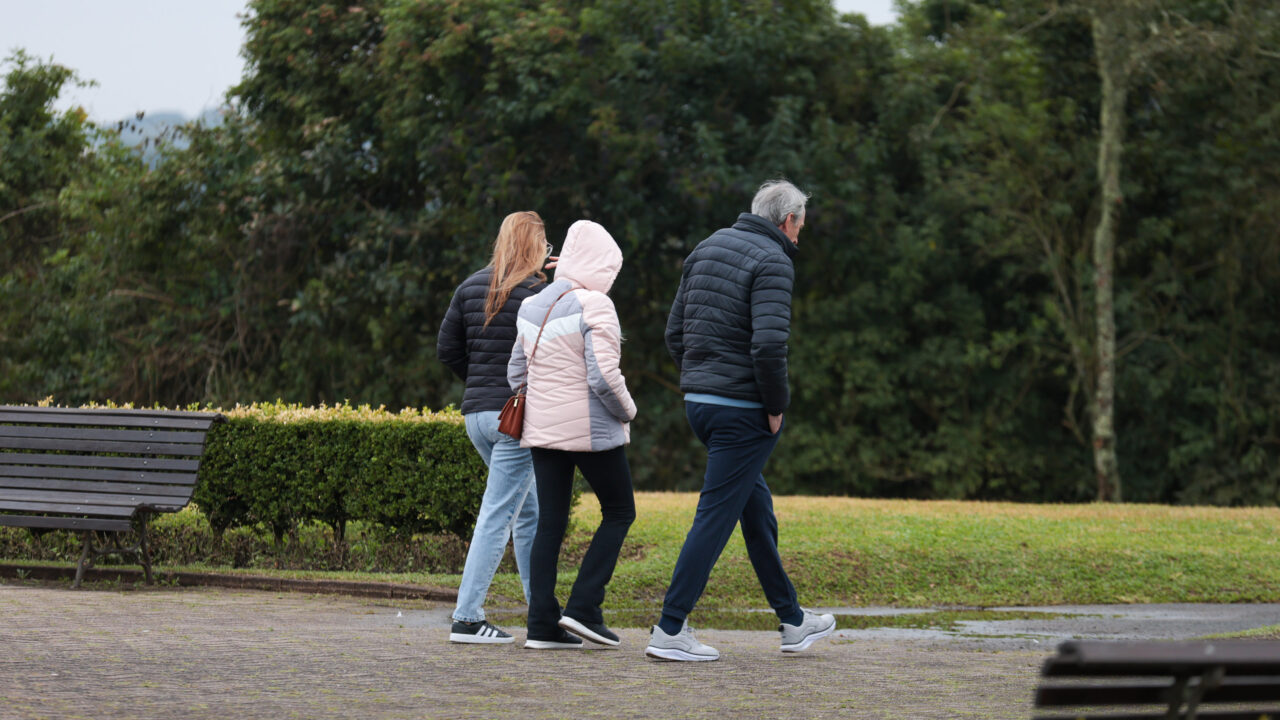 Inverno - Frio - menor temperatura em Curitiba