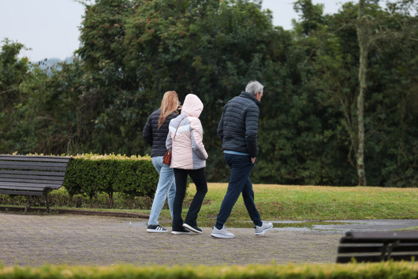 Inverno - Frio - menor temperatura em Curitiba
