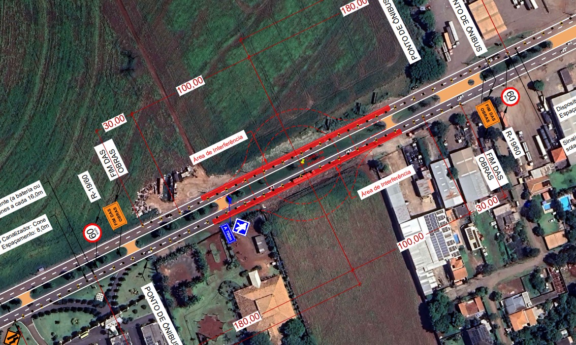 Implantação de rotatória na Avenida Morangueira