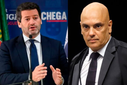 Líder do Partido CHEGA, Deputado André Ventura contra Alexandre de Moraes (STF)