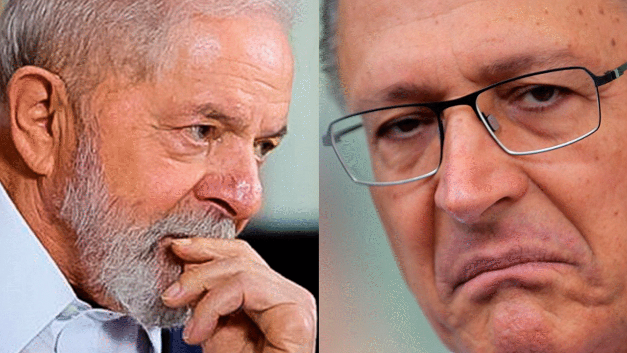 O presidente Luiz Inácio Lula da Silva (PT) e o vice-presidente Geraldo Alckmin
