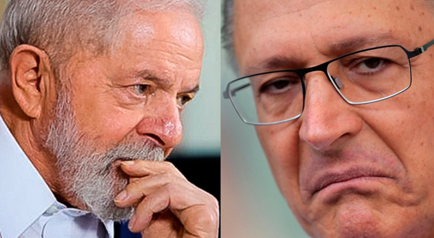 O presidente Luiz Inácio Lula da Silva (PT) e o vice-presidente Geraldo Alckmin