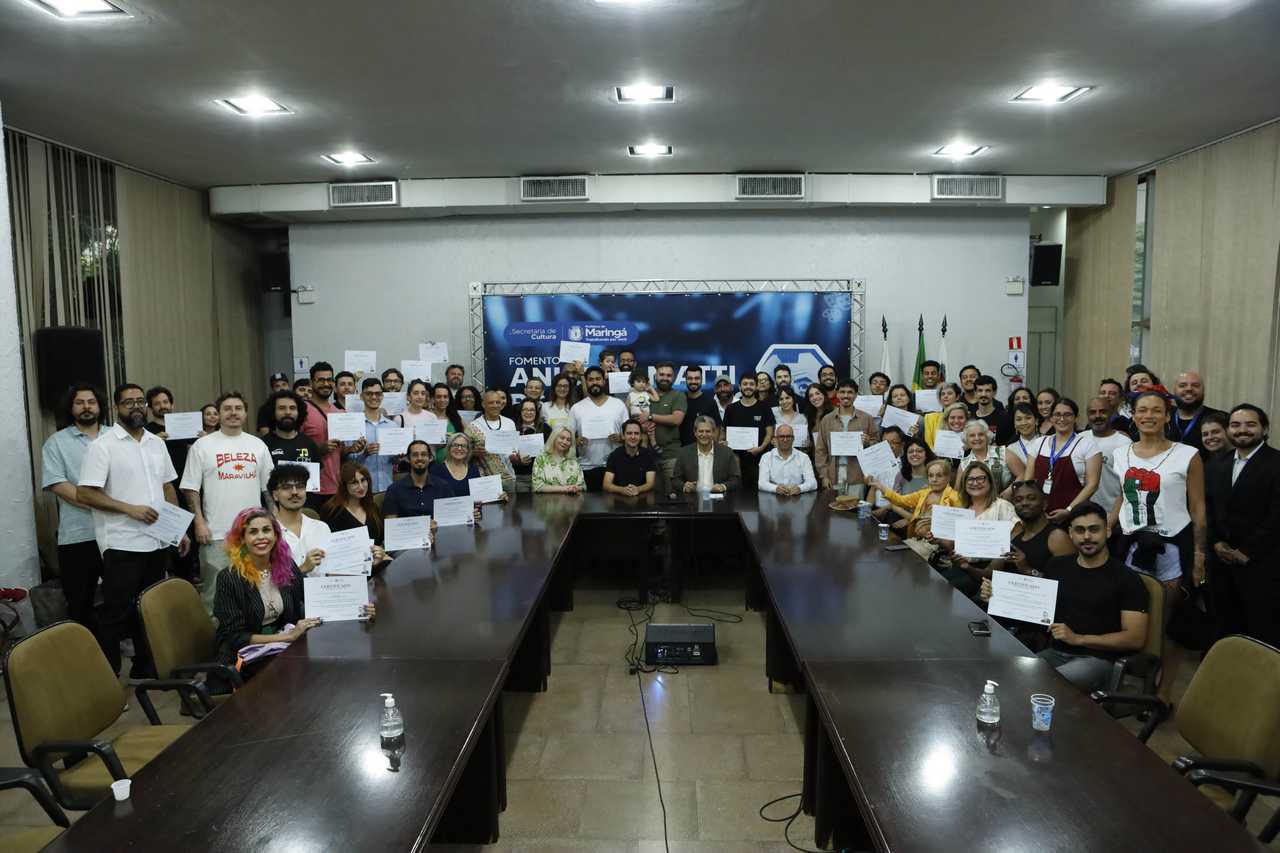 Prefeitura de Maringa assinatura dos contratos dos projetos artisticos contemplados pelo Fomento Aniceto Matti - Saiba Já News