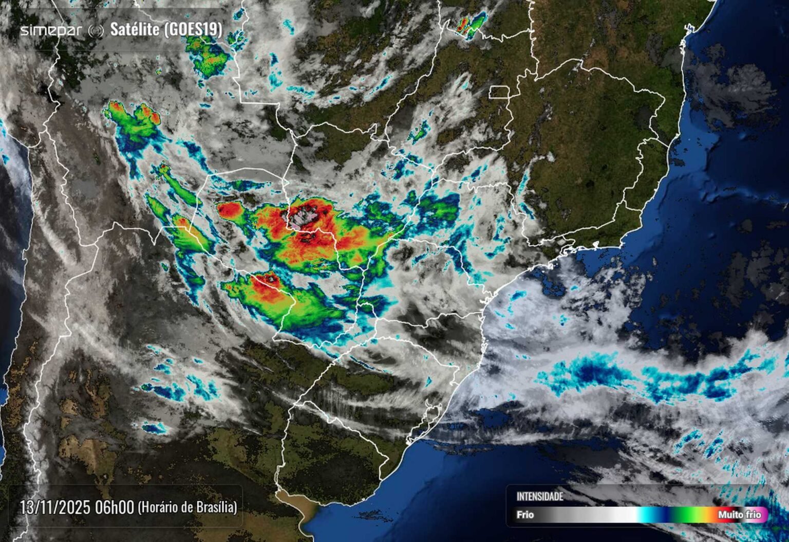 Previsão do tempo: instabilidade e chuvas persistem no Paraná