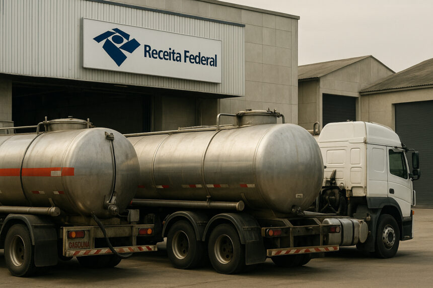 Receita Federal e Instituto Combustivel Legal firmam acordo para deposito seguro de combustiveis apreendidos