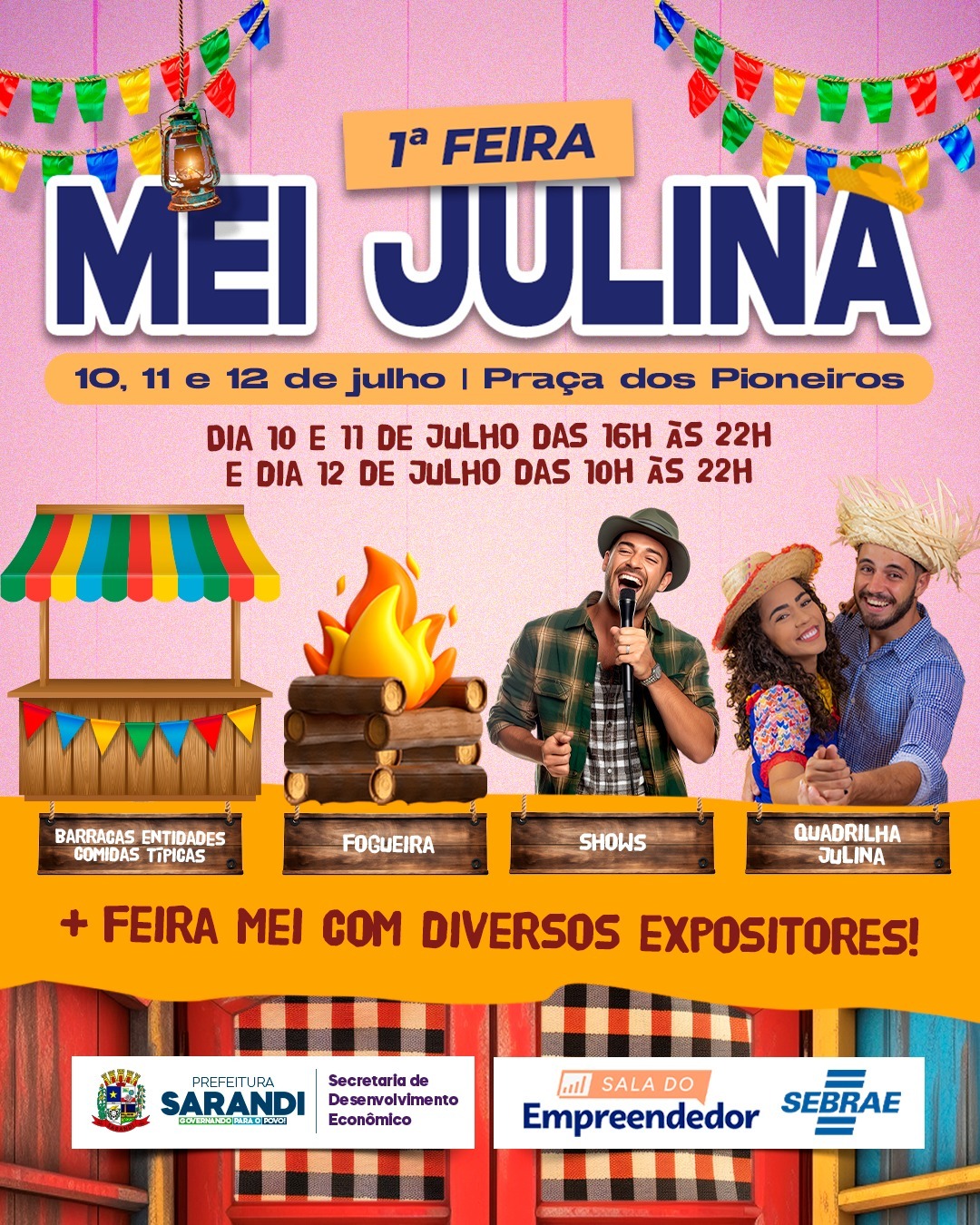 Sarandi prepara 1ª Feira MEI Julina com três dias de festividades