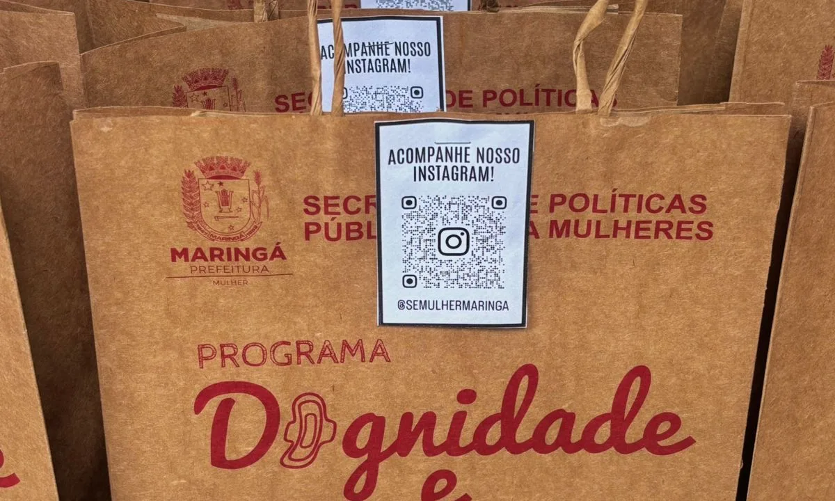 Maringá, absorventes, dignidade menstrual, mulheres, Semulher, Prefeitura de Maringá, combate à violência, educação, saúde feminina, apoio mulheres, Olga Agulhon, programa Dignidade e Proteção, Semulher Itinerante, curso de Libras