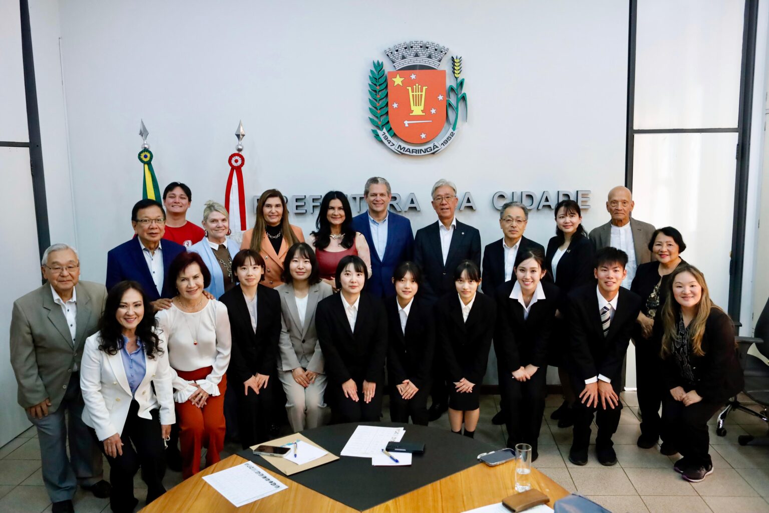 Estudantes japoneses compuseram 31º Grupo de Intercâmbio de Jovens de Kakogawa. Crédito: Ricardo Lopes