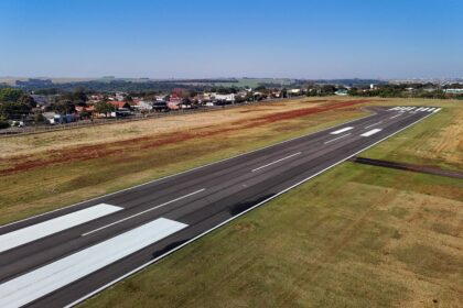 Nova pista do Aeroporto de Campo Mourão