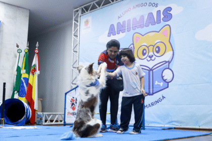 O projeto ‘aluno Amigo dos Animais’ tem o objetivo de promover a conscientização sobre os cuidados com os pets e guarda responsável (Credito: Arquivo/PMM)