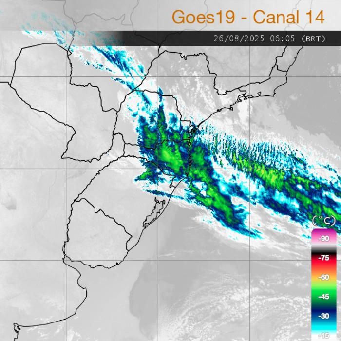 Chuvas, trovoadas e temperaturas amenas marcam a previsão do tempo no Paraná 3 image 246 - Saiba Já News