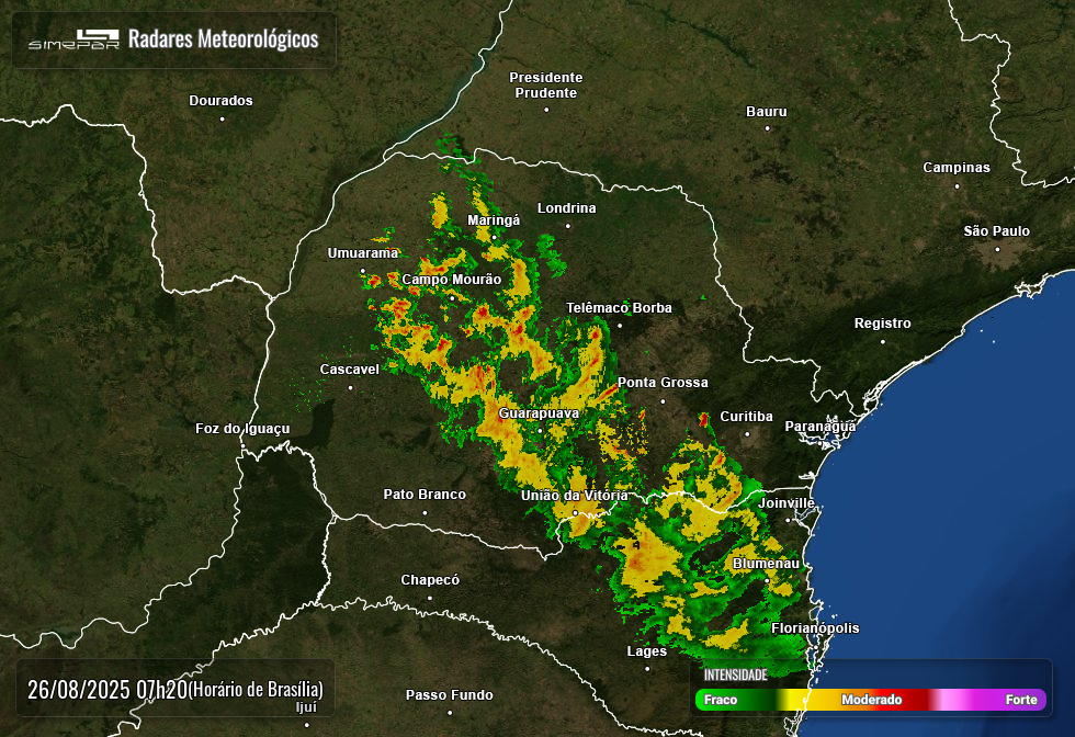 Chuvas, trovoadas e temperaturas amenas marcam a previsão do tempo no Paraná 4 image 247 - Saiba Já News