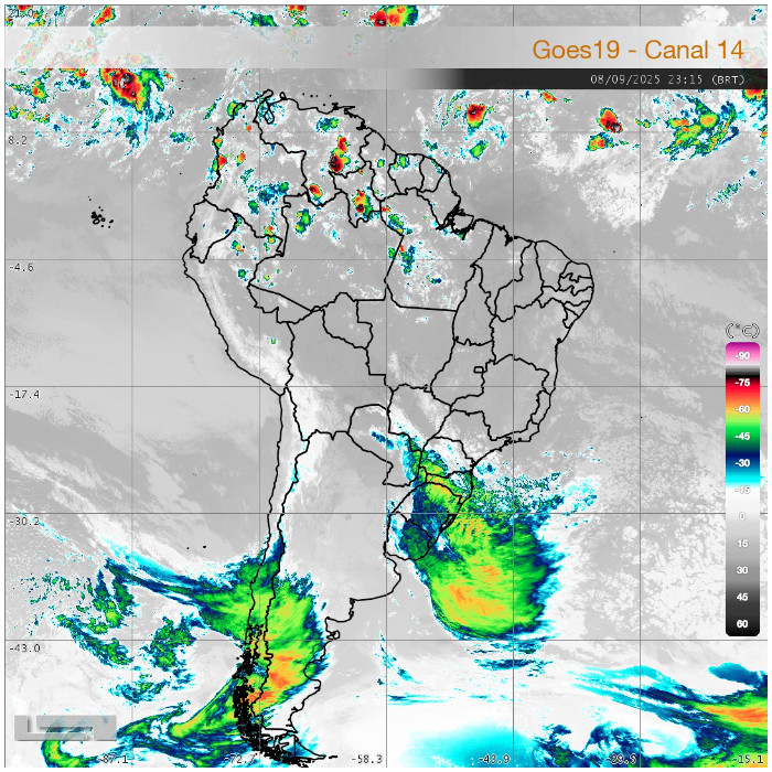 Frente fria avança sobre o Paraná com temporais e quedas de temperatura 2 image 261 - Saiba Já News